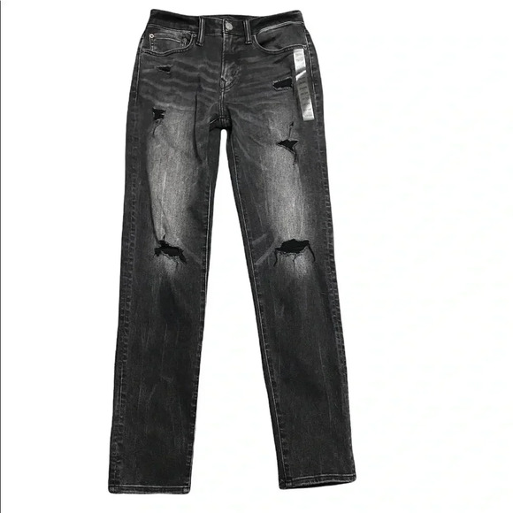 NWOT American Eagle AirFlex Patched Jeans Size 28 - Picture 2 of 9